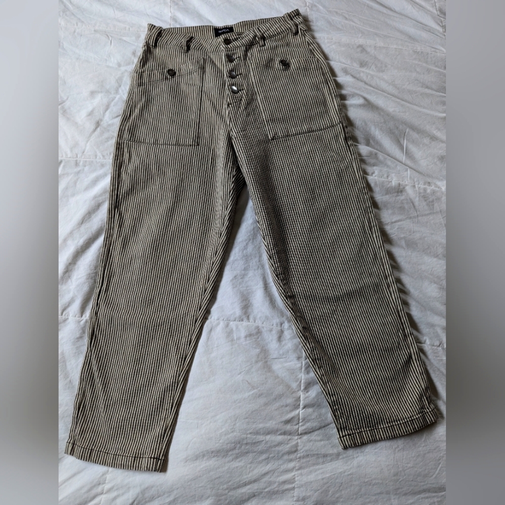 Striped Carpenter Style Pants - RVCA